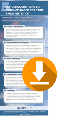 FFT-5 Key Considerations for Evidence-Based Practice Implementation