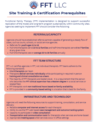 FFT Pre reqs cover page