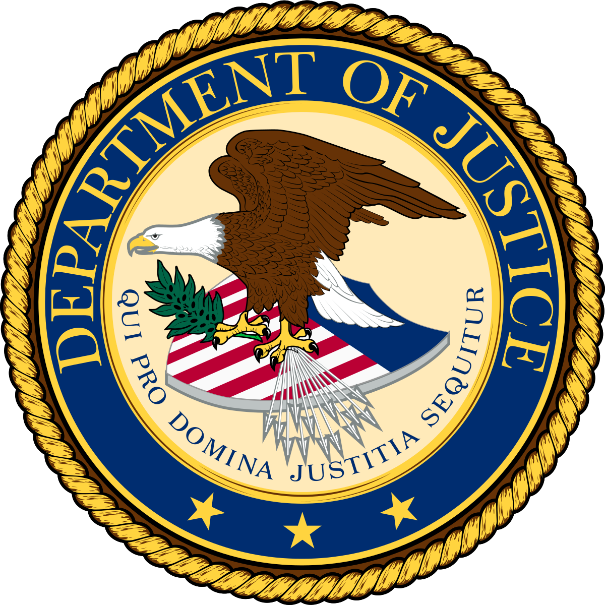 US DOJ logo